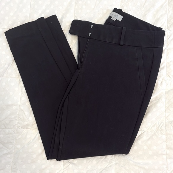 Loft Size 6 Black Curvy Skinny Ankle Pant - Picture 2 of 4